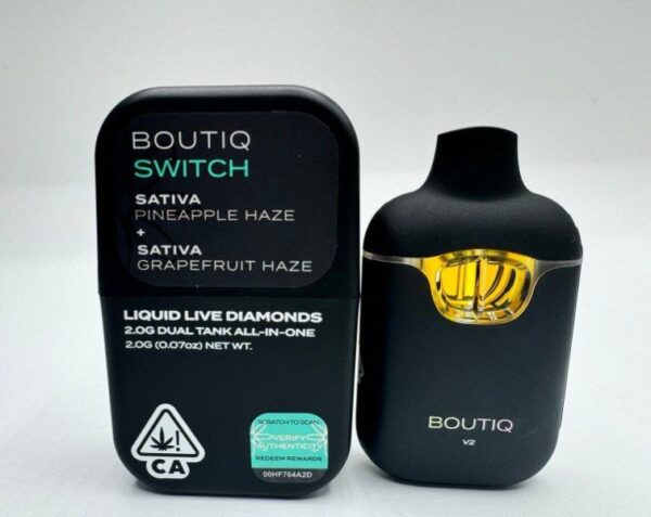 Boutiq Switch 2g Liquid Live Diamond Disposable AUTHENTIC